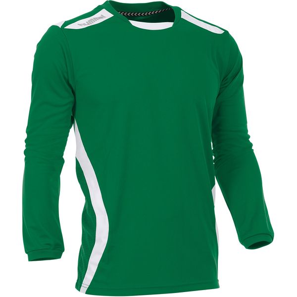 Hummel Club Voetbalshirt Lange Mouw Kinderen - Groen / Wit