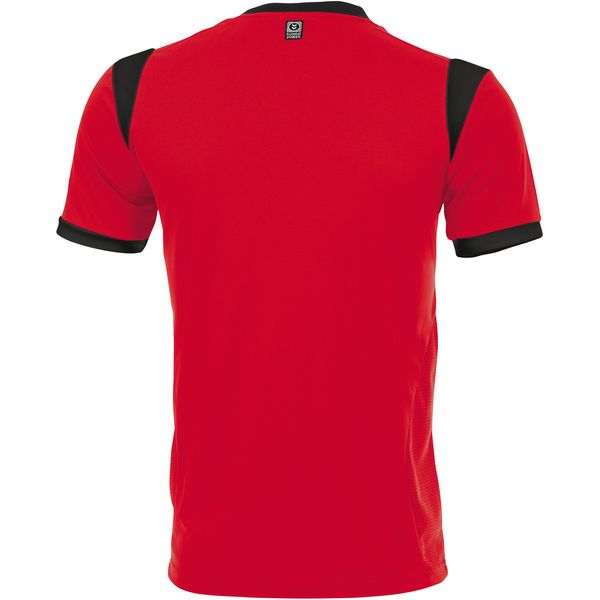 Hummel Club Shirt Korte Mouw Heren - Rood / Zwart