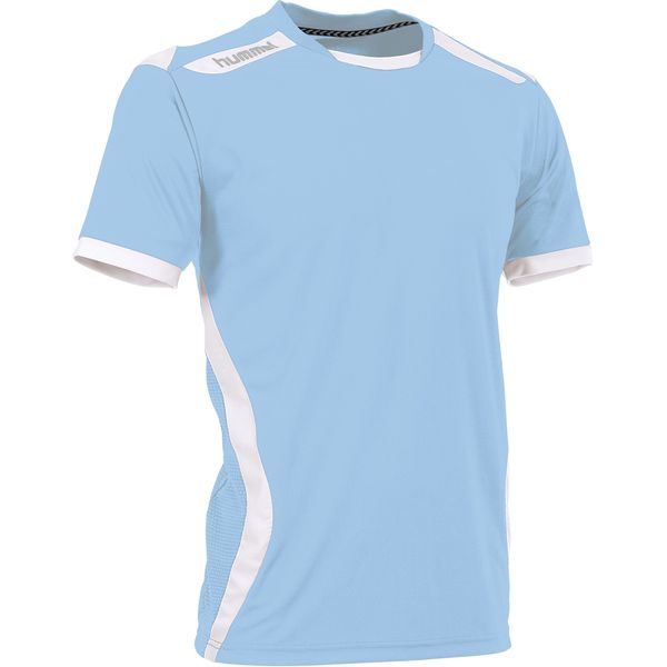 Hummel Club Shirt Korte Mouw Kinderen - Lichtblauw / Wit