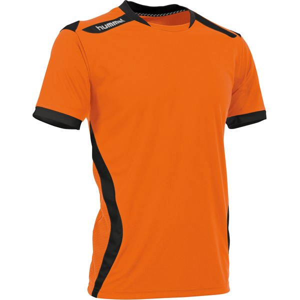 Hummel Club Shirt Korte Mouw Kinderen - Oranje / Zwart