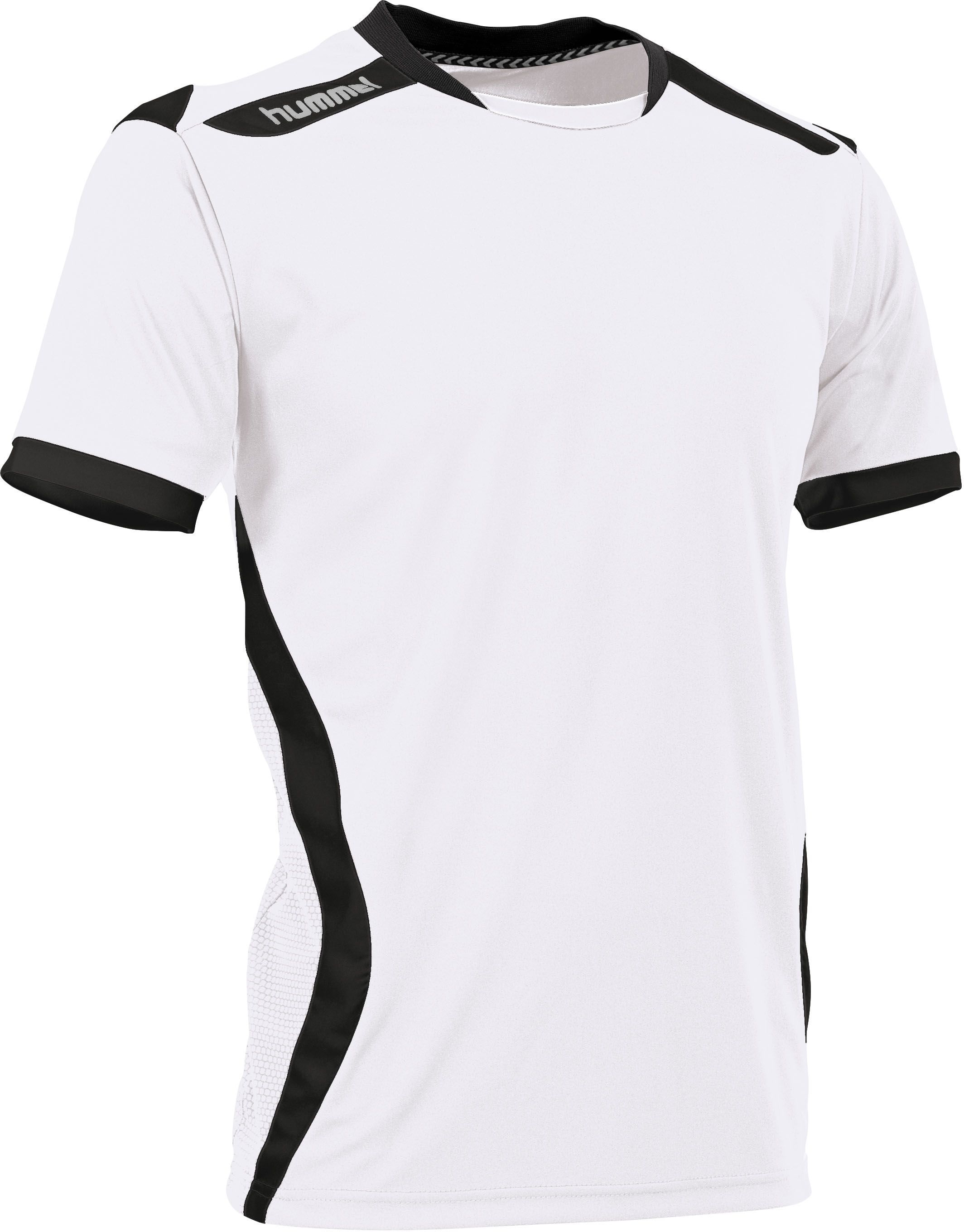 Hummel Club Maillot Manches Courtes Enfants Blanc Noir