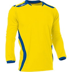 Hummel Club Maillot À Manches Longues Hommes - Jaune / Royal