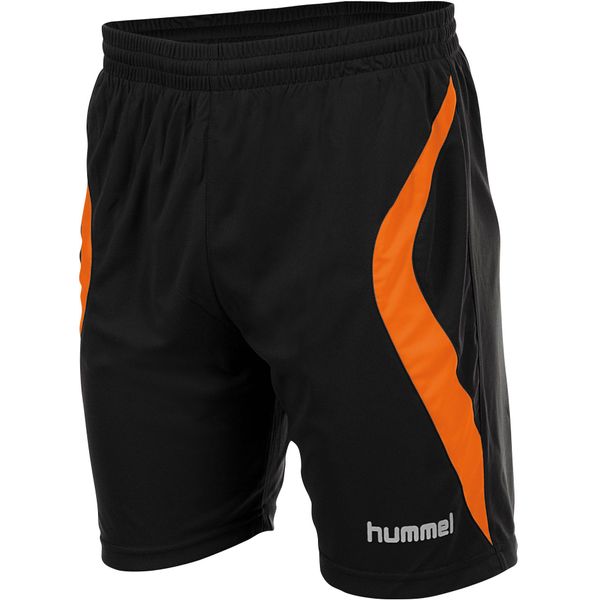 Hummel Manchester Short Heren - Zwart / Oranje