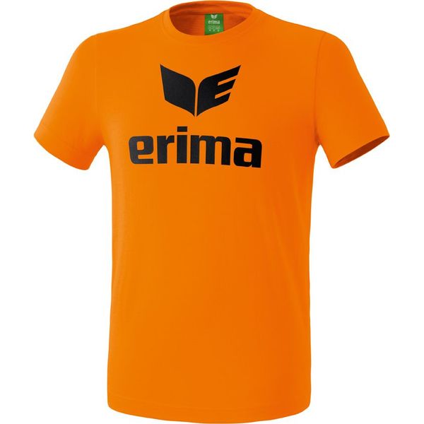 Erima Promo T-Shirt Heren - Oranje / Zwart