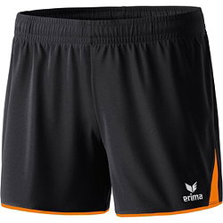 Erima 5-Cubes Short Dames - Zwart / Oranje