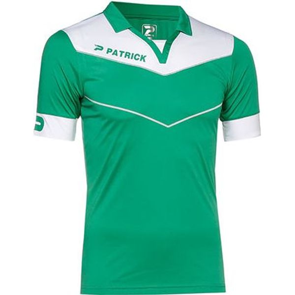 Patrick Power Shirt Korte Mouw Kinderen - Groen / Wit