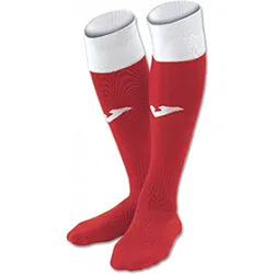 Joma Calcio 24 Chaussettes De Football - Rouge / Blanc