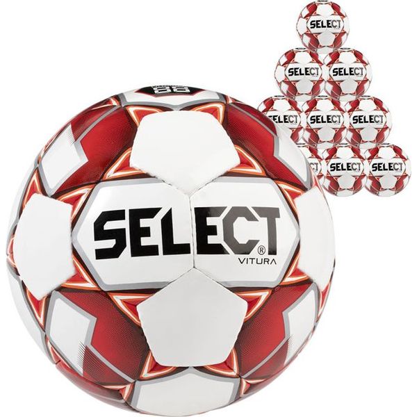 Select Vitura 50X Lots De Ballons - Rouge / Blanc