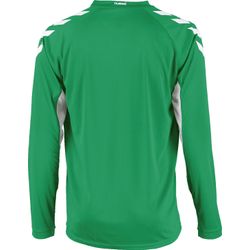 Voorvertoning: Hummel Everton Voetbalshirt Lange Mouw Kinderen - Groen / Wit