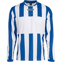 Hummel Madrid Trikot Langarm Kinder - Weiß / Royal