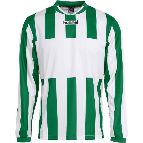 Hummel Madrid Voetbalshirt Lange Mouw Heren - Groen / Wit