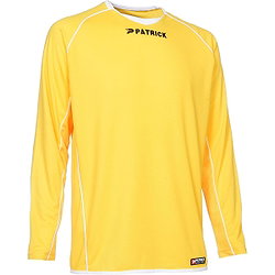 Patrick Girona105 Maillot À Manches Longues Hommes - Jaune / Blanc