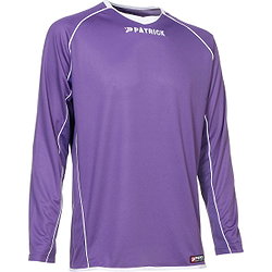 Patrick Girona105 Maillot À Manches Longues Hommes - Mauve / Blanc
