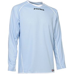 Patrick Girona105 Trikot Langarm Herren - Hellblau / Weiß