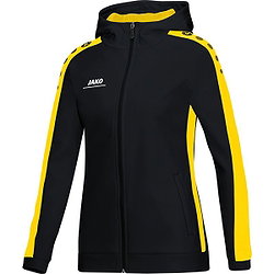 Jako Striker Hoodie Damen - Schwarz / Citro
