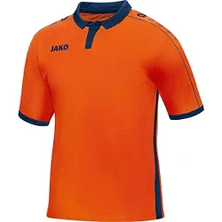 Jako Derby Shirt Korte Mouw Heren - Flame / Marine