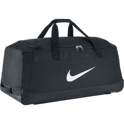 Voorvertoning: Nike Club Team Roller Bag 3.0 Teamtas Trolley - Black / White