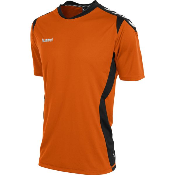 Hummel Paris T-Shirt Hommes - Orange / Noir