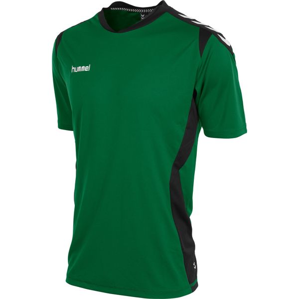 Hummel Paris T-Shirt Heren - Groen / Zwart