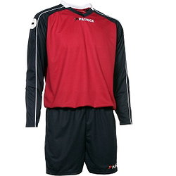 Patrick Granada305 Langarm-Fußballset Herren - Bordeaux / Marine / Weiß