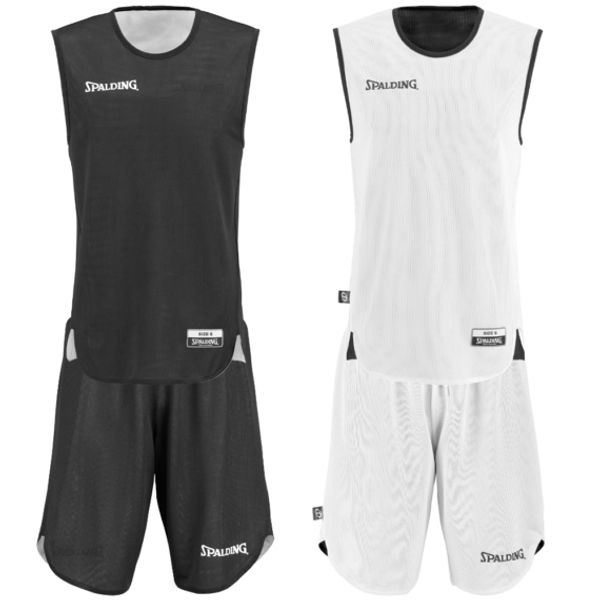 Spalding Double Face Reversible Basketbalset Heren - Black / White