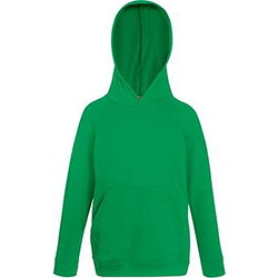 Fruit Of The Loom Classic Sweater Met Kap Heren - Kelly Green