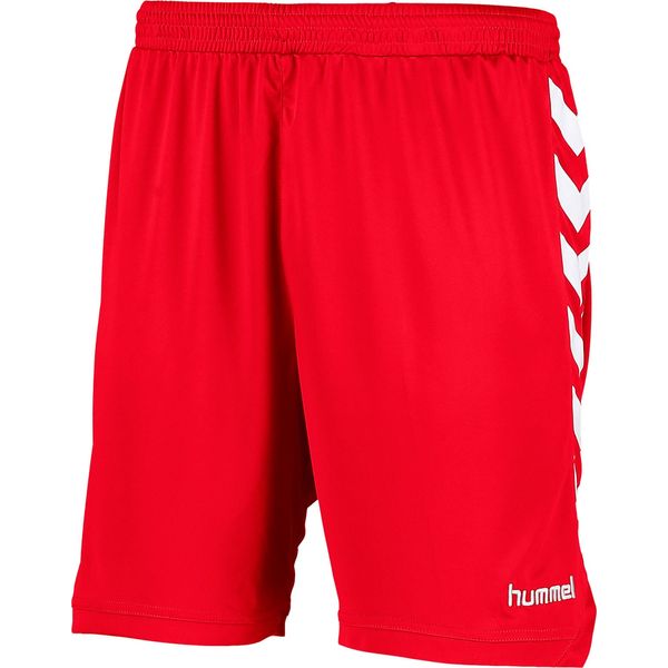Hummel Burnley Short Hommes - Rouge / Blanc