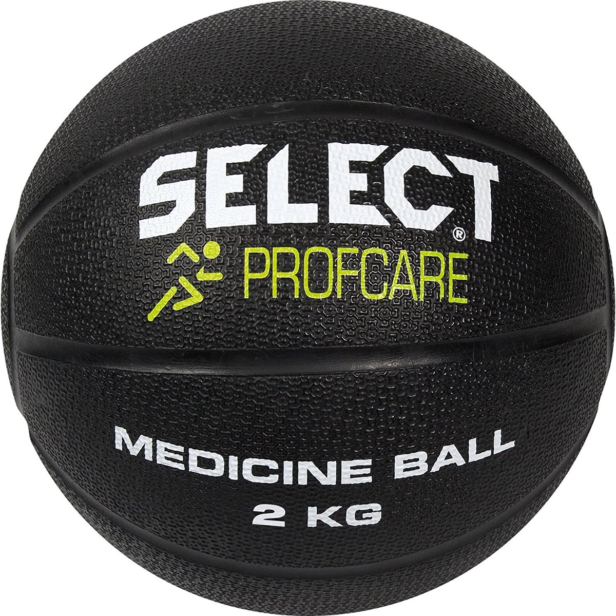Sveltus Medicine-ball 2 Kg – Double Poignée, Noir/orange, Pour Développer Coordination, équilibre Et Puissance Explosive