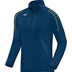 Jako Classico Ziptop Hommes - Bleu Nuit / Citron