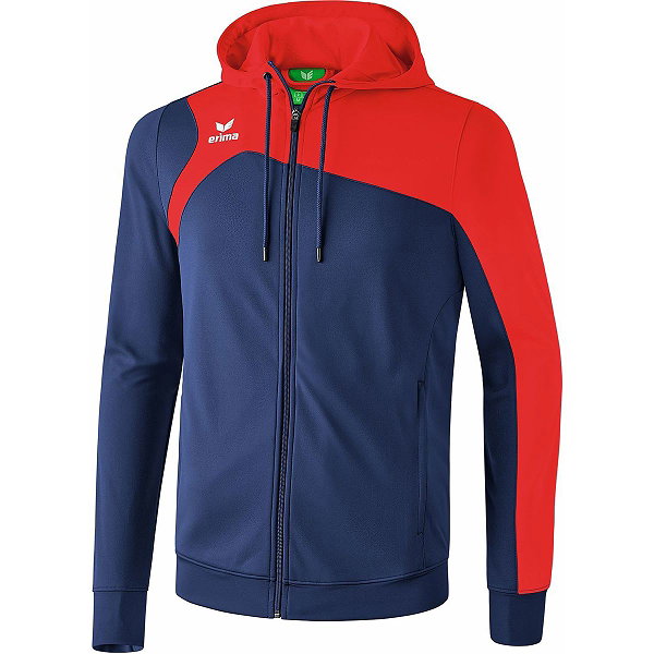 Erima Club 1900 2.0 dames Trainingsjack met capuchon Erima Club 1900 2.0 dames Trainingsjack met capuchon