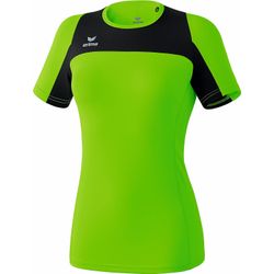 Voorvertoning: Erima Race Line Running T-Shirt Dames - Green Gecko / Zwart
