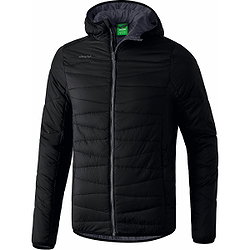 Erima Veste Matelassée Hommes - Noir / Gris Foncé
