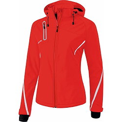 Erima Function Veste Softshell Femmes - Rouge / Blanc