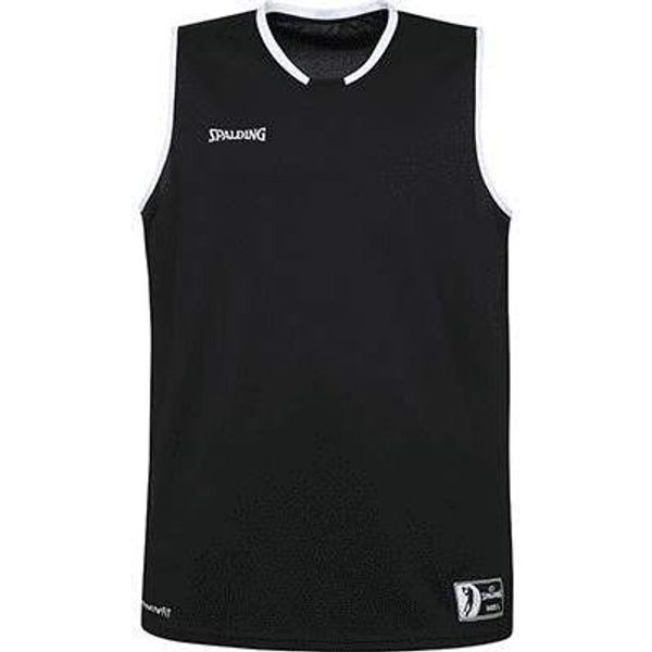 Spalding Move Basketbalshirt voor Heren | Zwart - Wit Teamswear