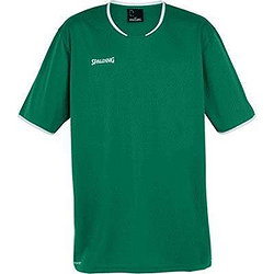 Spalding Move Shooting Shirt Heren - Groen / Wit