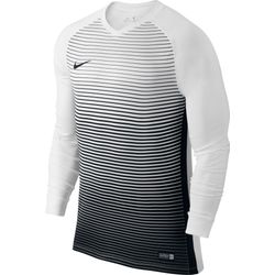 Voorvertoning: Nike Precision IV Voetbalshirt Lange Mouw Kinderen - Wit / Zwart
