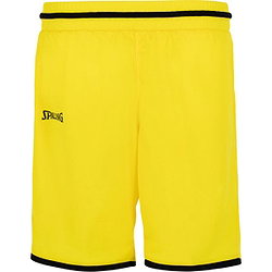 Spalding Move Short De Basketball Femmes - Jaune Fluo / Noir