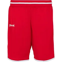 Spalding Move Short De Basketball Femmes - Rouge / Blanc