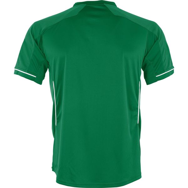 Hummel Leeds Shirt Korte Mouw Heren - Groen / Wit