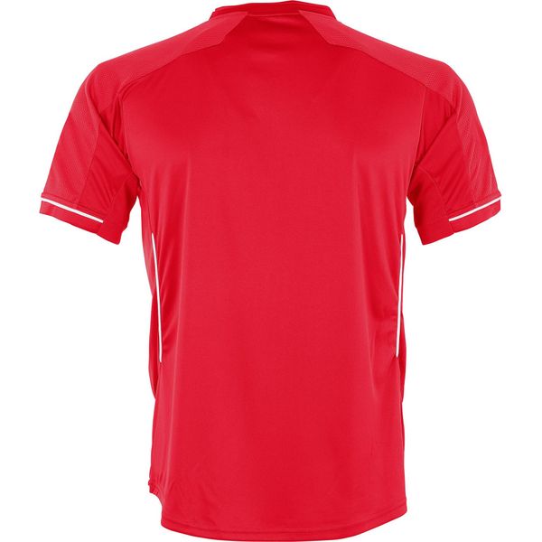 Hummel Leeds Shirt Korte Mouw Heren - Rood / Wit