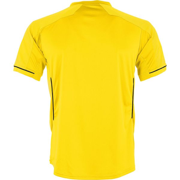 Hummel Leeds Shirt Korte Mouw Heren - Geel / Zwart
