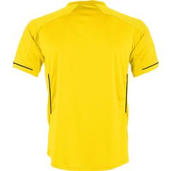 Voorvertoning: Hummel Leeds Shirt Korte Mouw Heren - Geel / Zwart
