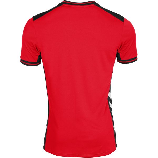 Hummel Lyon Shirt Korte Mouw Kinderen - Rood / Zwart