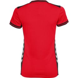 Voorvertoning: Hummel Lyon Shirt Korte Mouw Dames - Rood / Zwart
