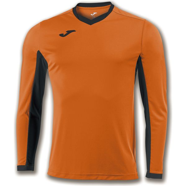 Joma Champion IV Voetbalshirt Lange Mouw Heren - Oranje / Zwart