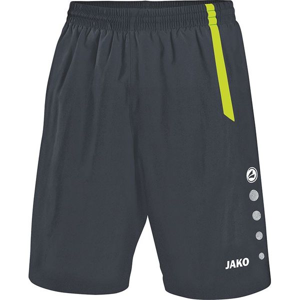 Jako Turin Short Hommes - Anthracite / Lime