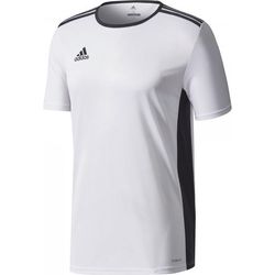 Voorvertoning: Adidas Entrada 18 Shirt Korte Mouw Kinderen - Wit / Zwart