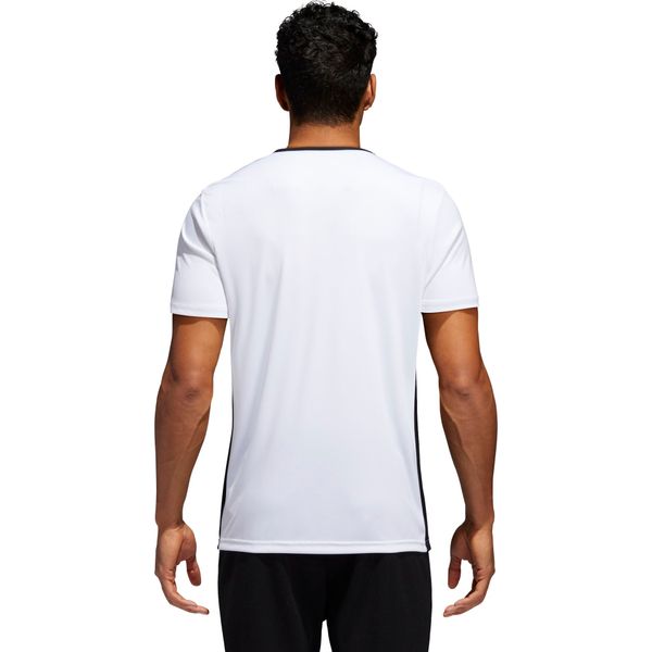 Adidas Entrada 18 Shirt Korte Mouw Kinderen - Wit / Zwart