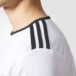Voorvertoning: Adidas Entrada 18 Shirt Korte Mouw Kinderen - Wit / Zwart