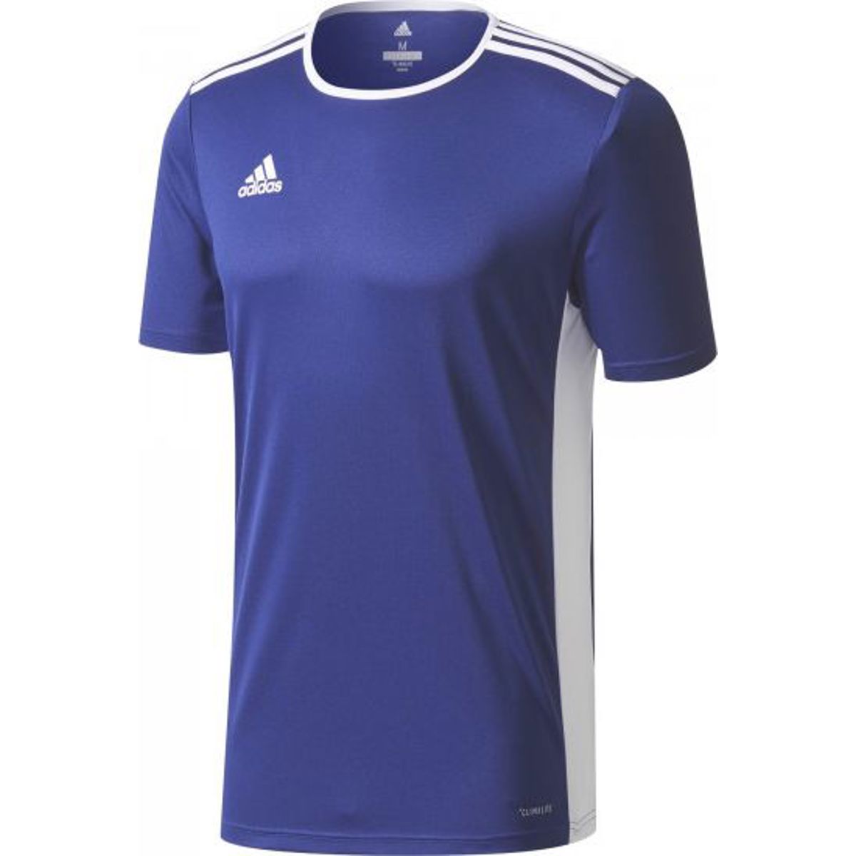 Adidas Entrada 18 Shirt Korte Mouw voor Heren Marine Wit